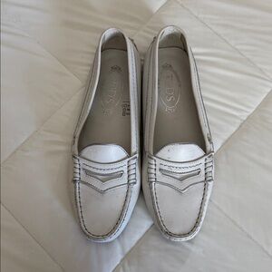 Tod’s Women's White Loafers